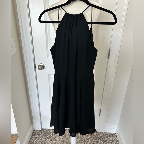 NWT Express halter neck black dress - Picture 4 of 12